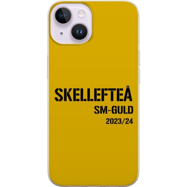 Apple iPhone 15 Gennemsigtig cover Skellefteå SM GULD