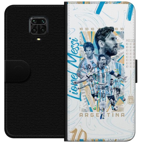 Xiaomi Redmi Note 9S Tegnebogsetui Lionel Messi