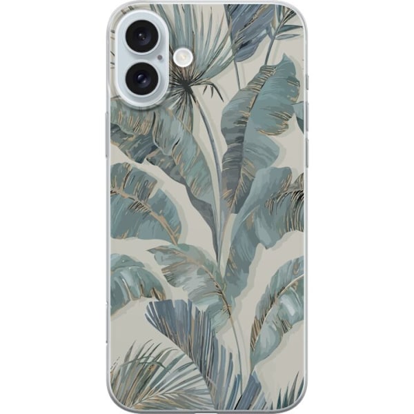 Apple iPhone 16 Plus Gennemsigtig cover Blomster