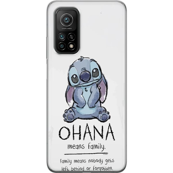 Xiaomi Mi 10T 5G Genomskinligt Skal Stitch Ohana