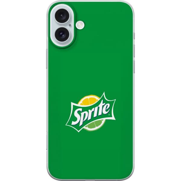 Kompatibelt Mobildeksel til Apple iPhone 16 Plus Minimalistisk sitrusbrus-inspirert design grønn