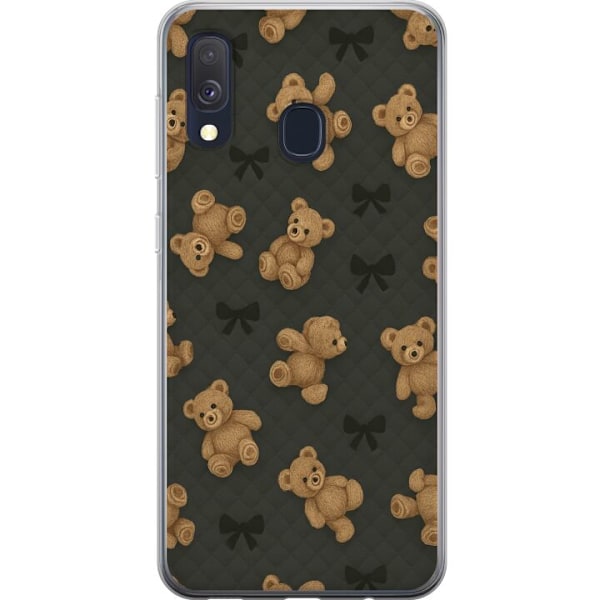 Samsung Galaxy A40 Gjennomsiktig deksel Teddy Klemmer