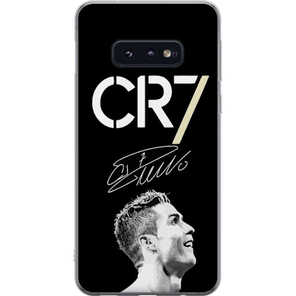 Samsung Galaxy S10e Läpinäkyvä kuori CR7 Ronaldo