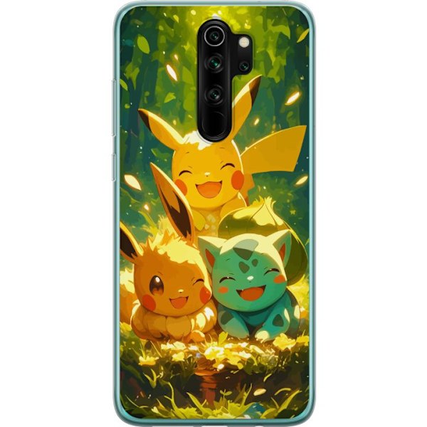 Xiaomi Redmi Note 8 Pro  Gjennomsiktig deksel Pixelmonster spi