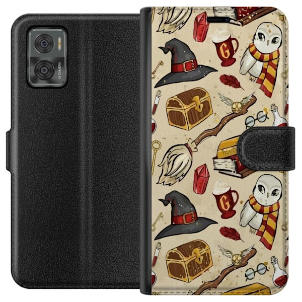 Motorola Moto E22i Lompakkokotelo Harry Potter