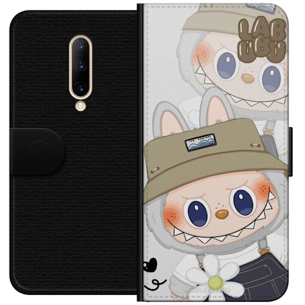OnePlus 7 Pro Tegnebogsetui Labubu Minimal Mood - Enkel og sti