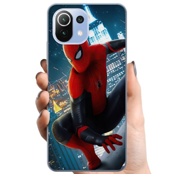 Xiaomi 11 Lite 5G NE TPU Matkapuhelimen kuori Spiderman