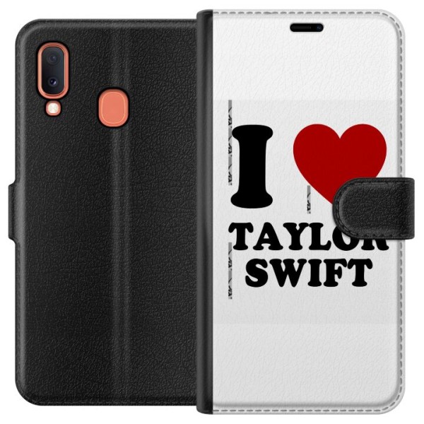 Samsung Galaxy A20e Lompakkokotelo Taylor Swift