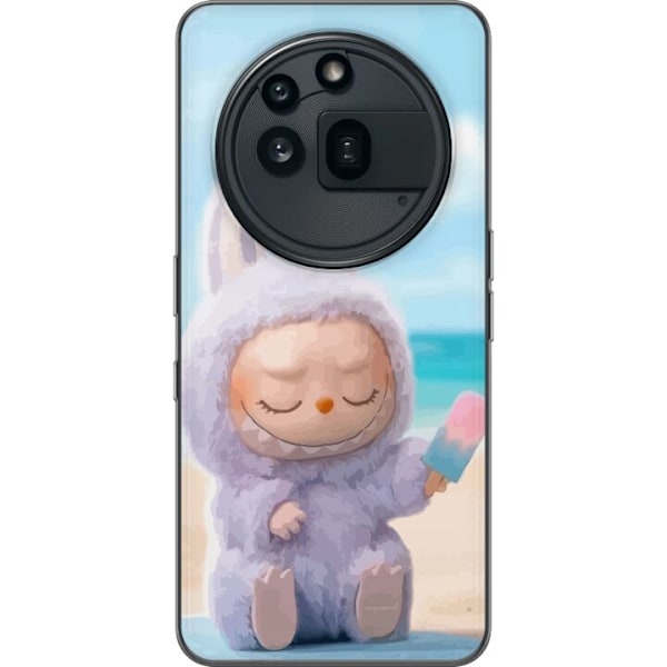 Nothing Phone (3a) Pro Läpinäkyvä kuori Labubu Vaaleanpunainen Tunnelma