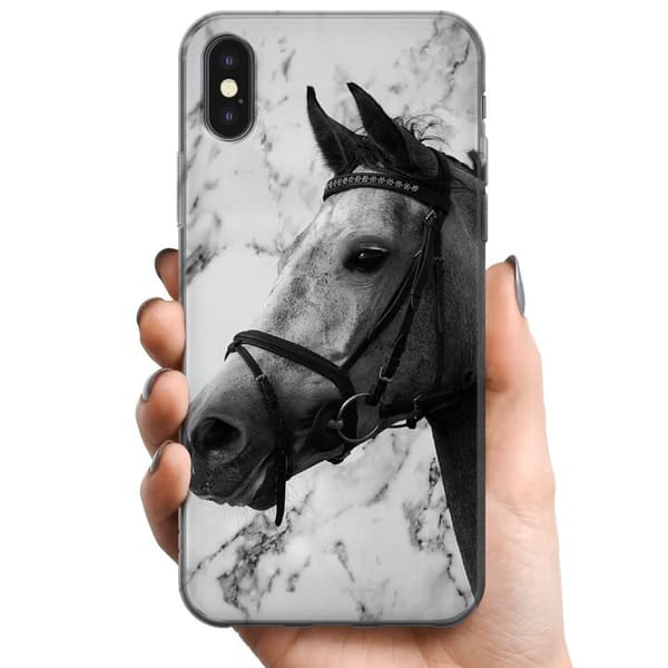 Kompatibelt Mobildeksel til Apple iPhone X Hest