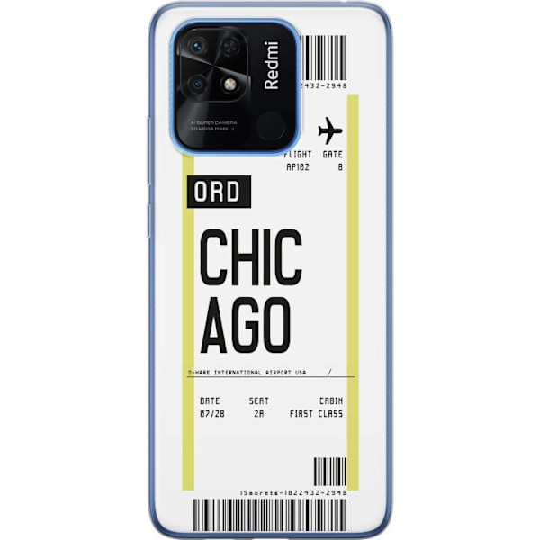 Xiaomi Redmi 10C Gennemsigtig cover Chicago