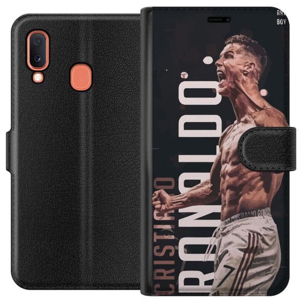 Kompatibelt Plånboksfodral till Samsung Galaxy A20e Ronaldo