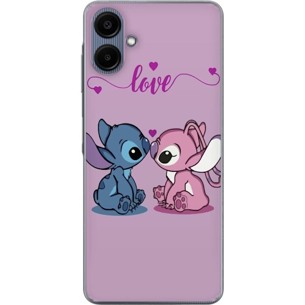 Samsung Galaxy A06 Läpinäkyvä kuori Lilo & Stitch – Angel Edition