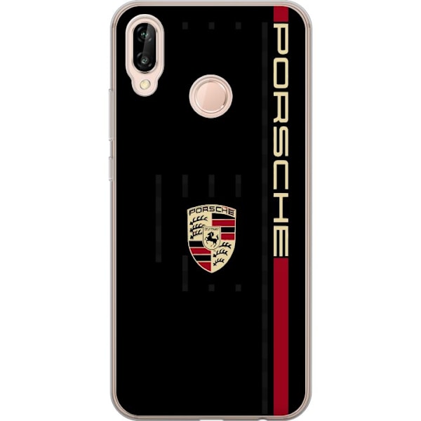 Huawei P20 lite Gennemsigtig cover Porsche