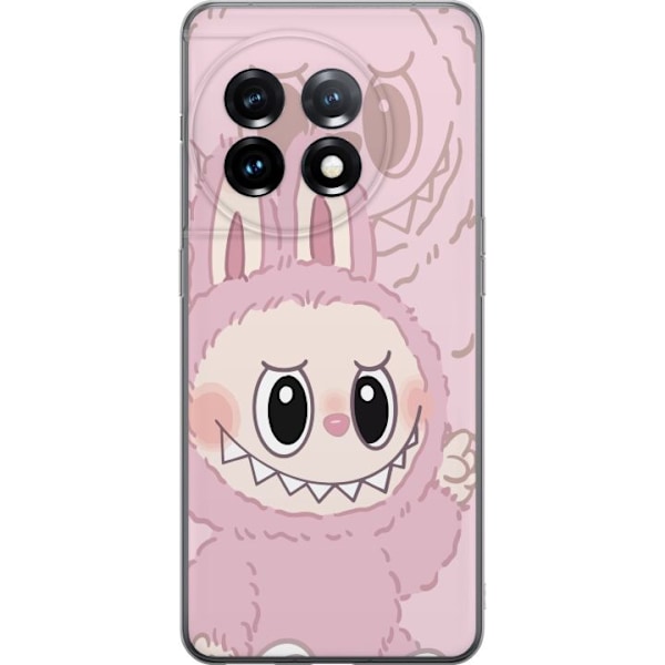 OnePlus 11R Läpinäkyvä kuori Labubu Floral Freak