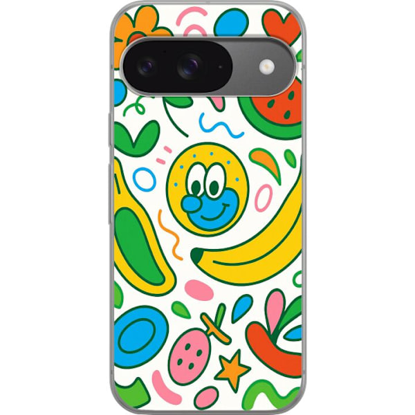Google Pixel 9 Genomskinligt Skal Butterfly Veil