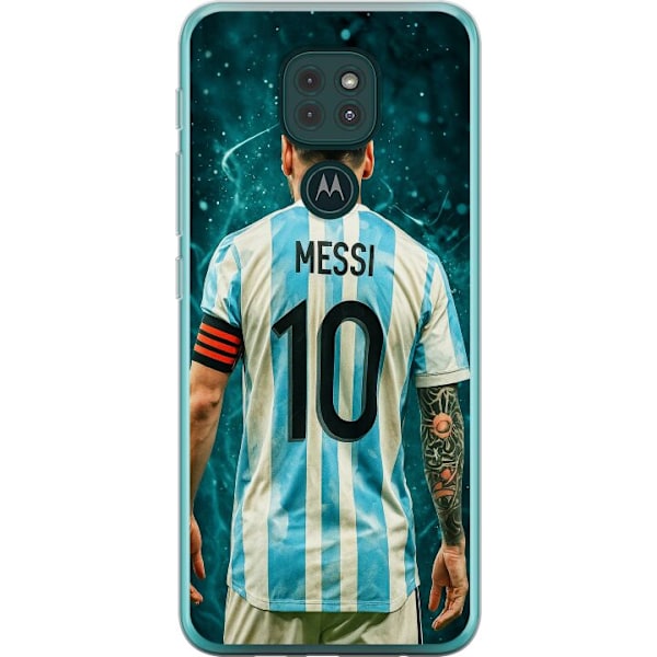 Motorola Moto G9 Play Gjennomsiktig deksel Messi