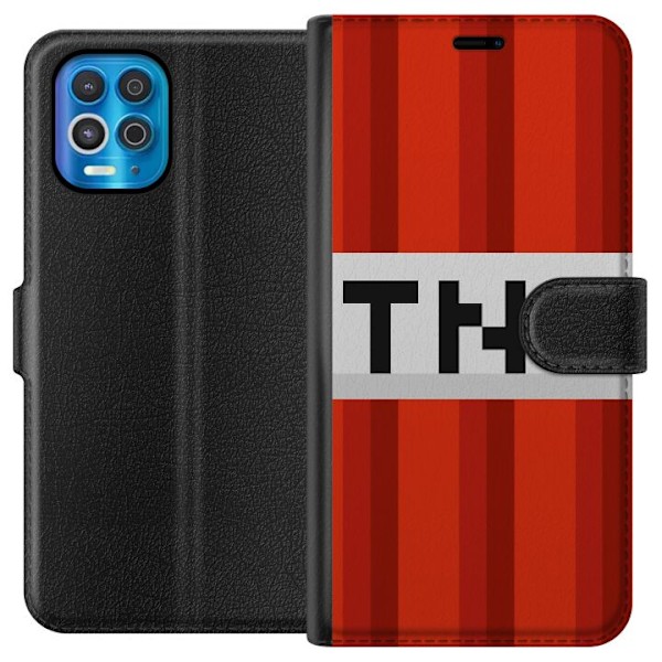 Motorola Edge S Tegnebogsetui Minecraft TNT