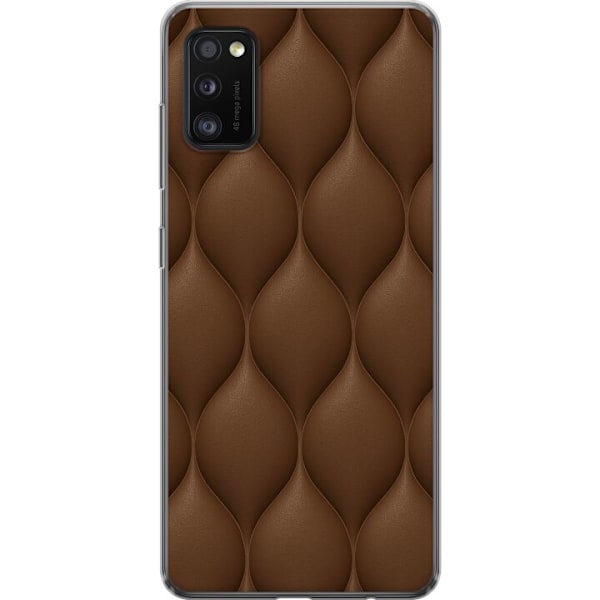 Samsung Galaxy A41 Genomskinligt Skal Cocoa Scales