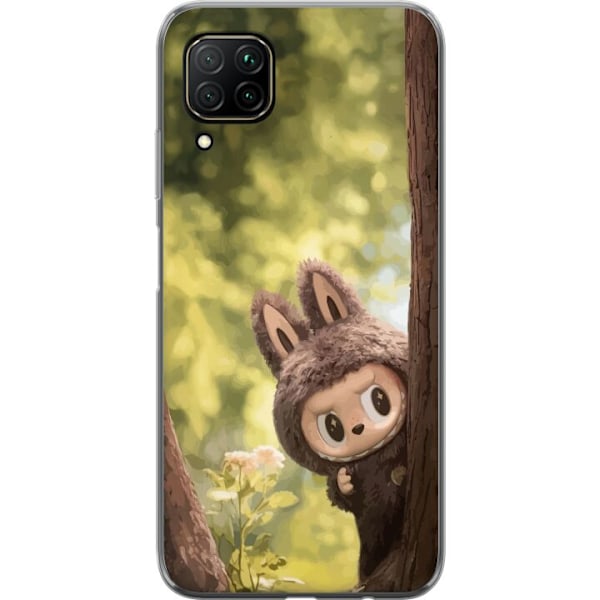 Huawei P40 lite Genomskinligt Skal Labubu Graffiti Vibes – Gatukonst i monsterform