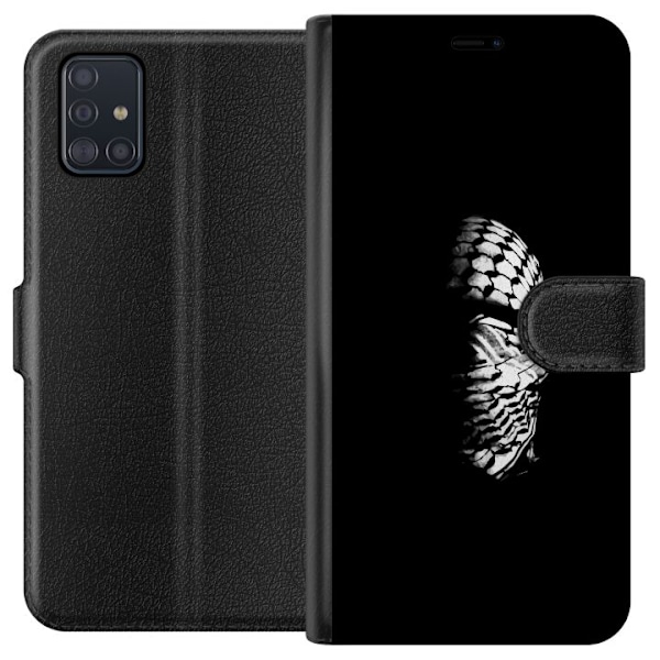 Samsung Galaxy A51 Tegnebogsetui Keffiyeh-mønster - klassisk