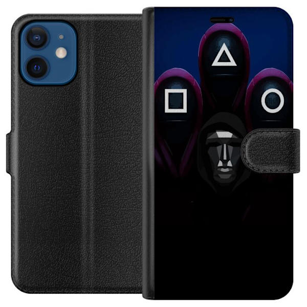 Apple iPhone 12 mini Lompakkokotelo Squid Game Kausi 3 Uudet Ikoni Suosittu Sarja TV Motiivi Aasialainen Draama Trendikäs Graafinen Suunnittelu