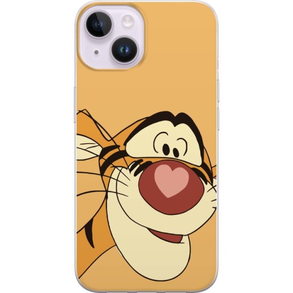 Apple iPhone 14 Läpinäkyvä kuori Tiger