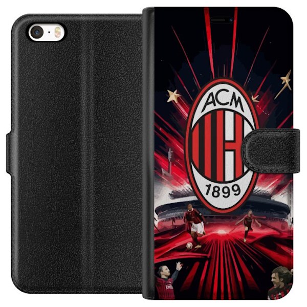 Apple iPhone 5 Plånboksfodral AC Milan