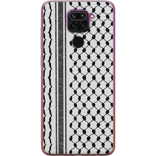 Xiaomi Redmi Note 9 Gennemsigtig cover Palæstinensisk mønste