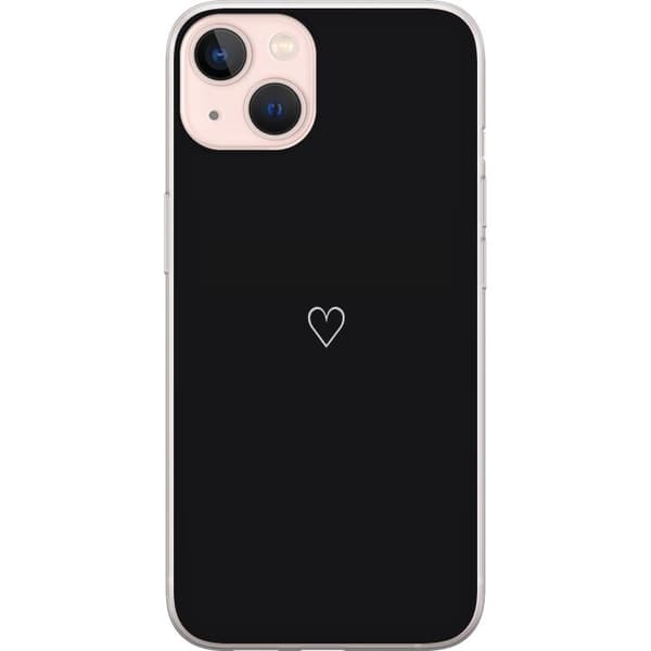 Kompatibel Mobilcover til Apple iPhone 13 Hjerte Sort
