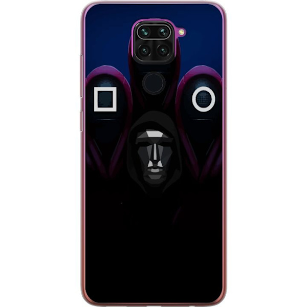 Xiaomi Redmi Note 9 Läpinäkyvä kuori Squid Game Kausi 3 Uudet Ikoni Suosittu Sarja TV Motiivi Aasialainen Draama Trendikäs Graafinen Suunnittelu
