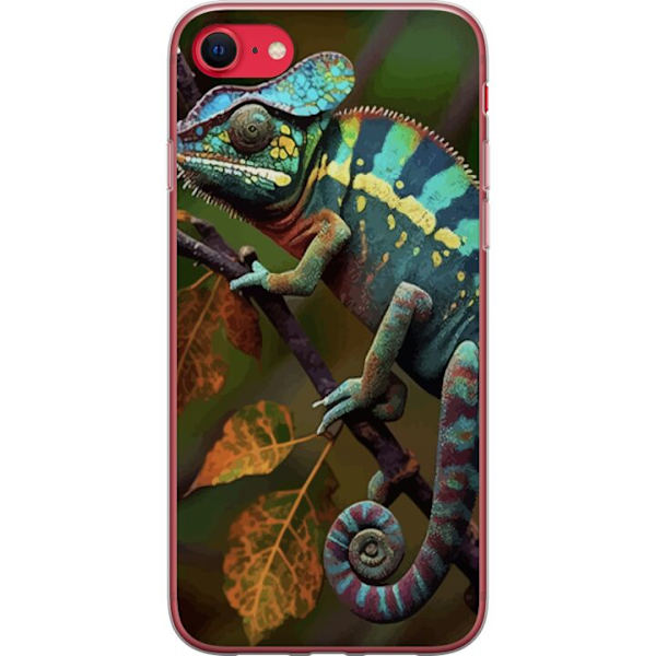 Apple iPhone SE (2020) Läpinäkyvä kuori Lisko Graafinen Streetwear Suunnittelu Eläinmalli Moderni Kaupunkityyli Suosittu Motiivi Luova Taide Trend