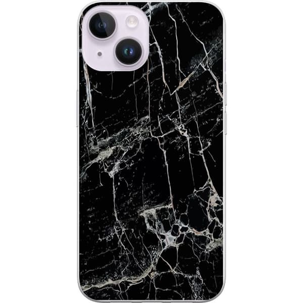 Kompatibelt Mobildeksel til Apple iPhone 14 Marmor Svart