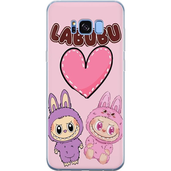 Samsung Galaxy S8 Gennemsigtig cover Labubu Pink Monster
