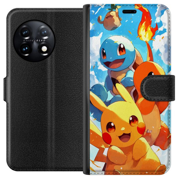 OnePlus 11 Lompakkokotelo Pocket Creatures - innoittanut Poké
