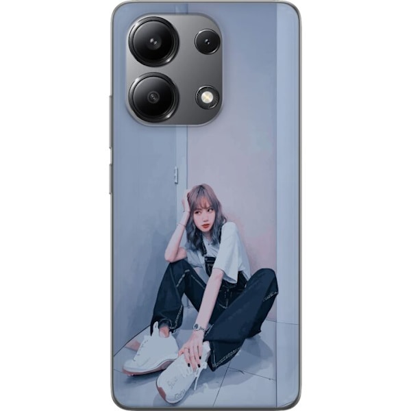 Xiaomi Redmi Note 13 4G Genomskinligt Skal Lisa from Blackpink – K-pop Style Icon