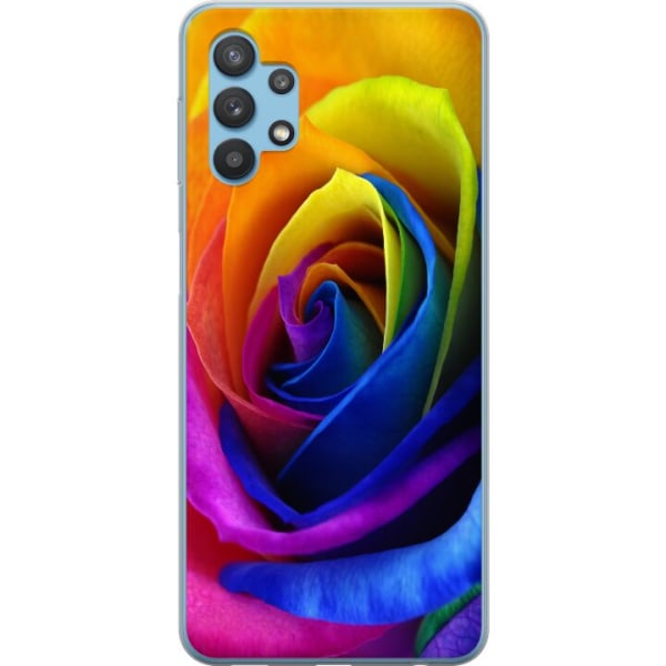Samsung Galaxy A32 5G Skal / Mobilskal - Rainbow Rose