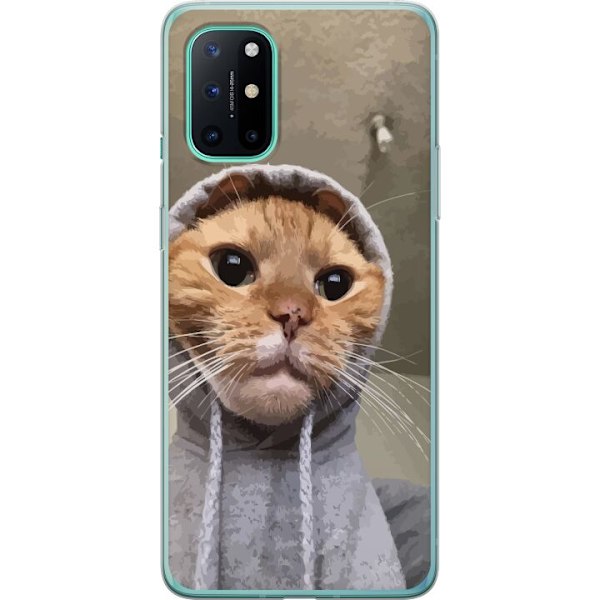 OnePlus 8T Gjennomsiktig deksel Katt Genser