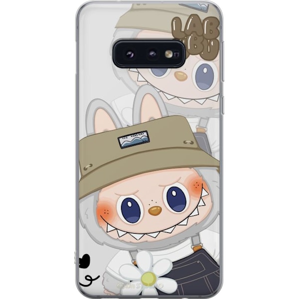 Samsung Galaxy S10e Läpinäkyvä kuori Labubu Minimal Mood - Yksinkertainen ja tyylikäs hirviösuunnittelu