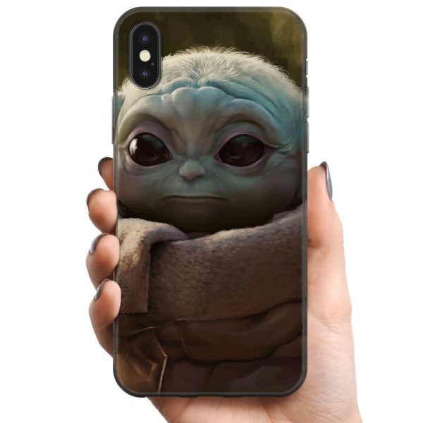 Apple iPhone X TPU Mobildeksel Baby Yoda