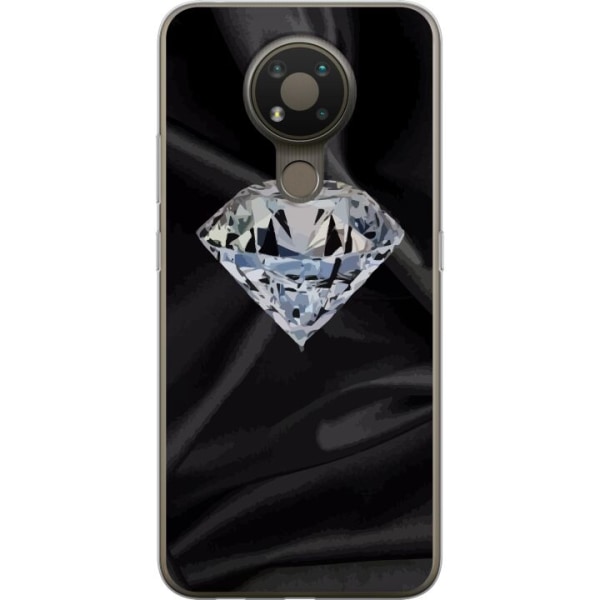 Nokia 3.4 Gjennomsiktig deksel Silke Diamant