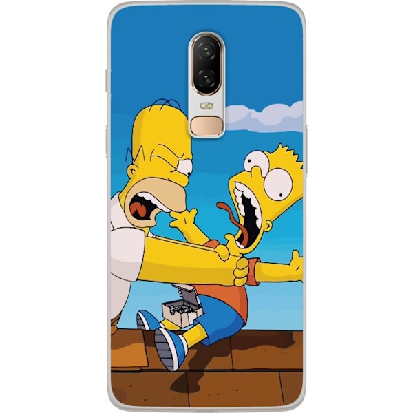 OnePlus 6 Gjennomsiktig deksel The Simpsons