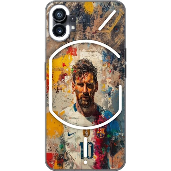 Nothing Phone (1) Genomskinligt Skal Messi Art