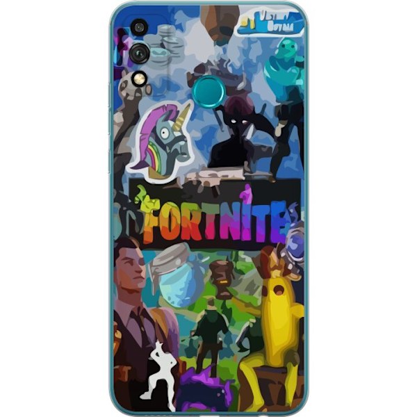 Honor 9X Lite Gennemsigtig cover Fortnite