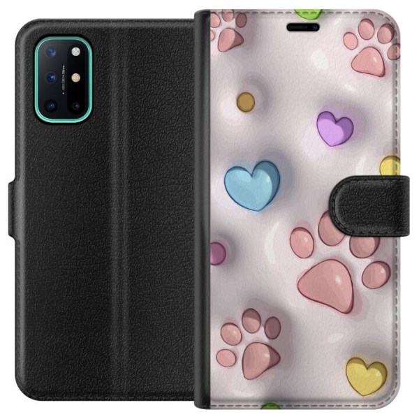 OnePlus 8T Lommeboketui Fluffy Pfoten