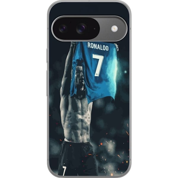 Google Pixel 9 Pro Läpinäkyvä kuori Cristiano Ronaldo