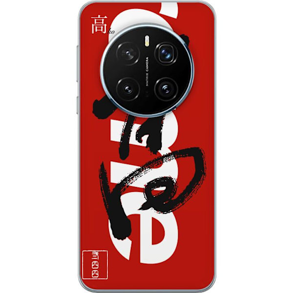 Honor Magic7 Pro Läpinäkyvä kuori Supreme Punainen Graffiti Katupukeutuminen Suunnittelu Muotikuvake Trendikäs Graffiti Kuviointi Suosittu Urbaani