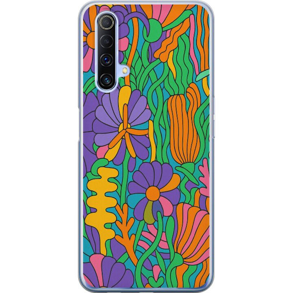 Realme X50 5G Läpinäkyvä kuori Värien räjähdys