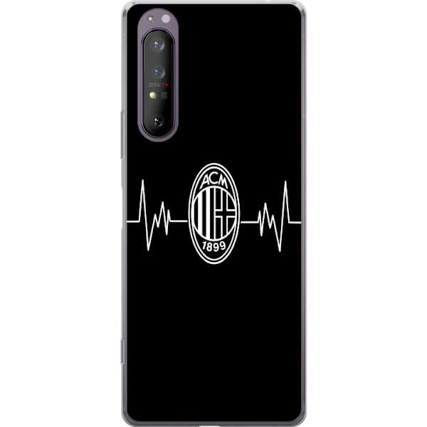 Sony Xperia 1 II Gjennomsiktig deksel AC Milan