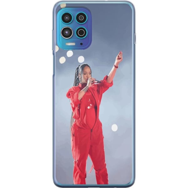 Motorola Moto G100 Läpinäkyvä kuori Rihanna – Trendsetting Looks & Style